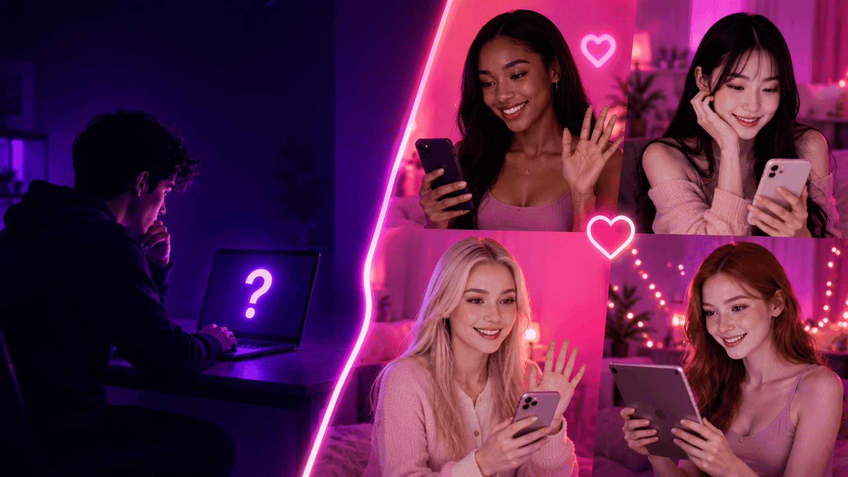 People connecting through video chat as Omegle alternatives in 2026
