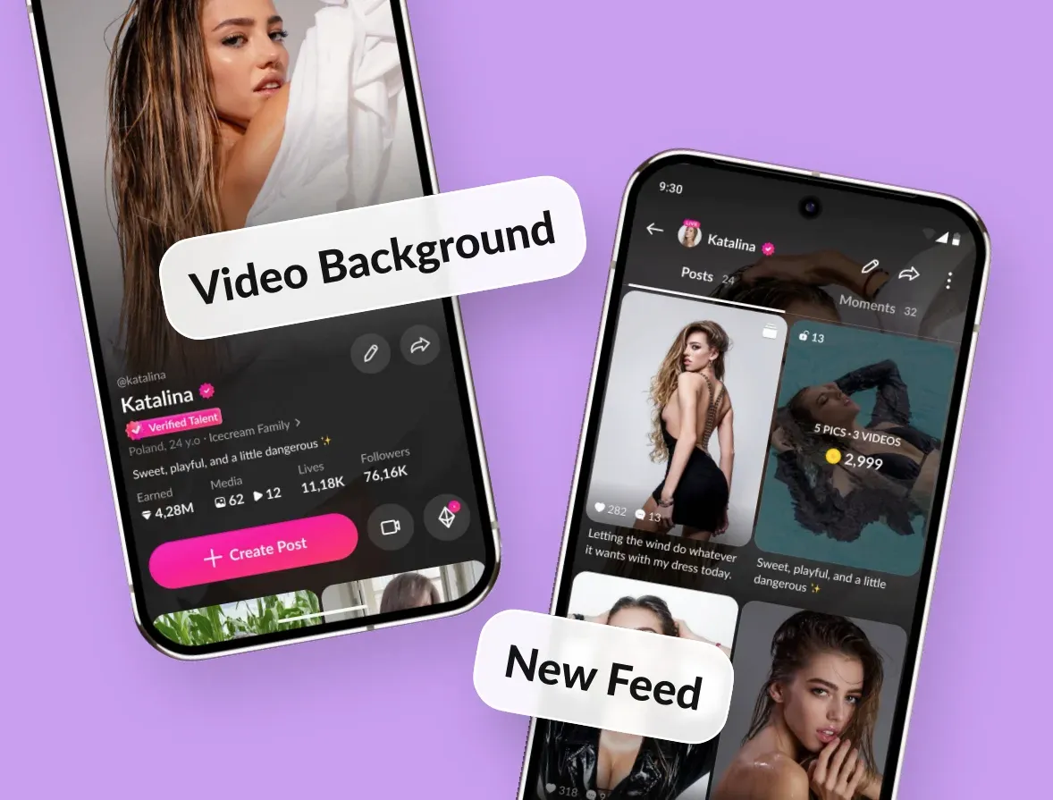 Updated Tango profile with video background