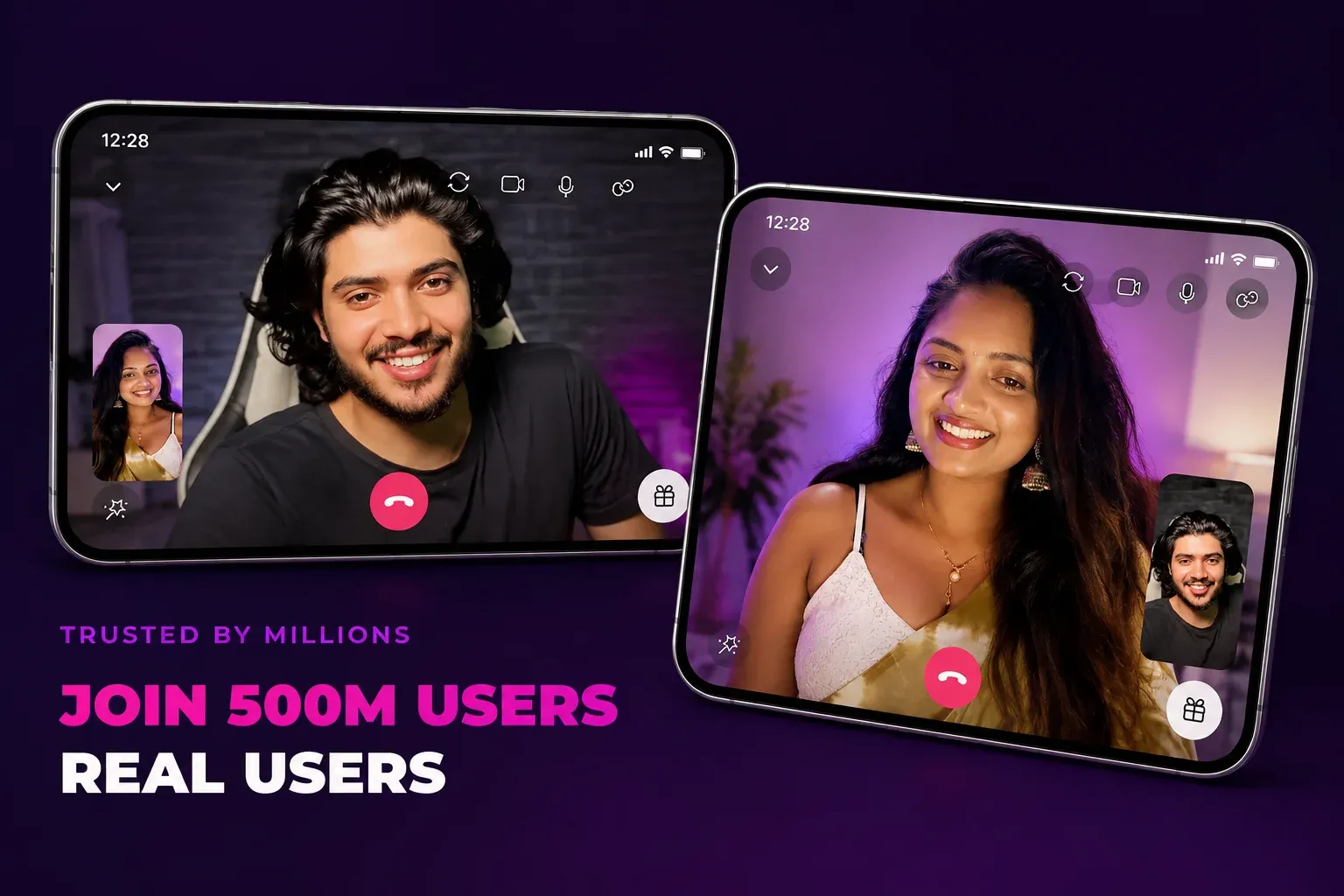 Video Call on Tango India