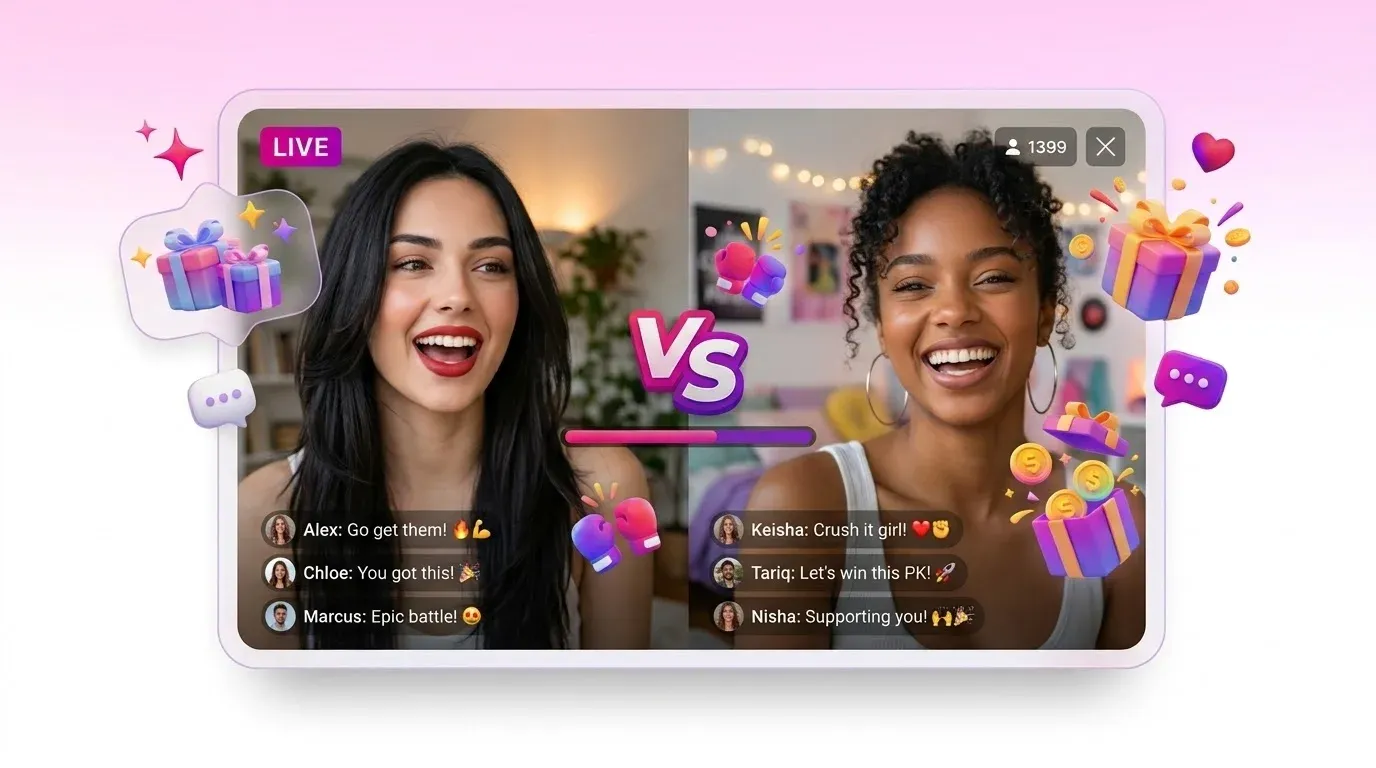 Live battle tow women